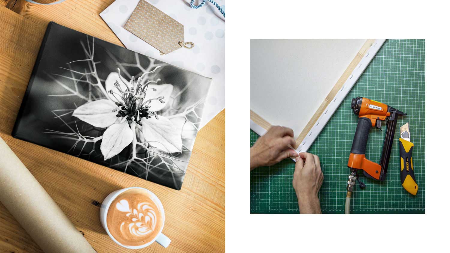 Canvas process frame